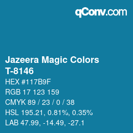 カラーコード: Jazeera Magic Colors - T-8146 | qconv.com