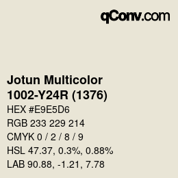 Code couleur: Jotun Multicolor - 1002-Y24R (1376) | qconv.com