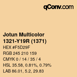 Farbcode: Jotun Multicolor - 1321-Y19R (1371) | qconv.com