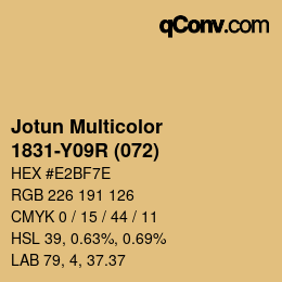 Farbcode: Jotun Multicolor - 1831-Y09R (072) | qconv.com