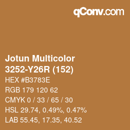 カラーコード: Jotun Multicolor - 3252-Y26R (152) | qconv.com