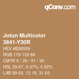 Farbcode: Jotun Multicolor - 3841-Y30R | qconv.com