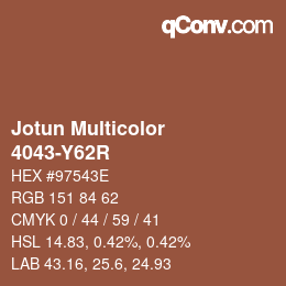 Color code: Jotun Multicolor - 4043-Y62R | qconv.com