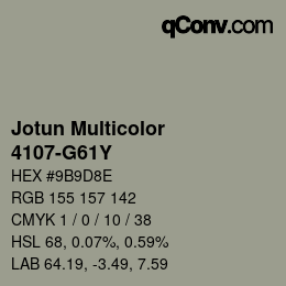 Código de color: Jotun Multicolor - 4107-G61Y | qconv.com