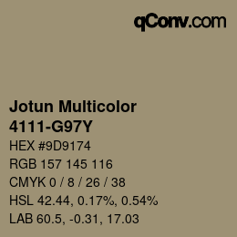 Farbcode: Jotun Multicolor - 4111-G97Y | qconv.com