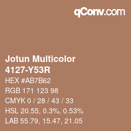 Código de color: Jotun Multicolor - 4127-Y53R | qconv.com