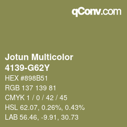 カラーコード: Jotun Multicolor - 4139-G62Y | qconv.com