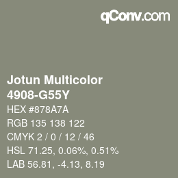 カラーコード: Jotun Multicolor - 4908-G55Y | qconv.com