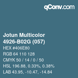 Código de color: Jotun Multicolor - 4926-B02G (057) | qconv.com