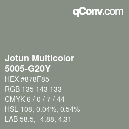 Farbcode: Jotun Multicolor - 5005-G20Y | qconv.com