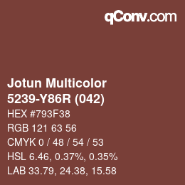 カラーコード: Jotun Multicolor - 5239-Y86R (042) | qconv.com