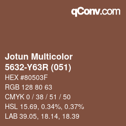 カラーコード: Jotun Multicolor - 5632-Y63R (051) | qconv.com