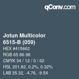 Código de color: Jotun Multicolor - 6515-B (059) | qconv.com