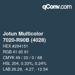 Farbcode: Jotun Multicolor - 7020-R90B (4028) | qconv.com