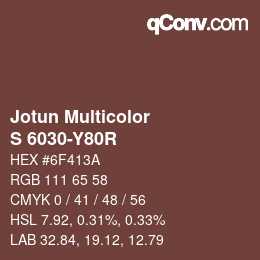 カラーコード: Jotun Multicolor - S 6030-Y80R | qconv.com