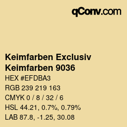 カラーコード: Keimfarben Exclusiv - Keimfarben 9036 | qconv.com