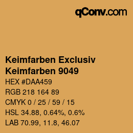 Código de color: Keimfarben Exclusiv - Keimfarben 9049 | qconv.com