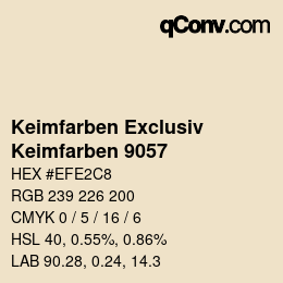 Código de color: Keimfarben Exclusiv - Keimfarben 9057 | qconv.com