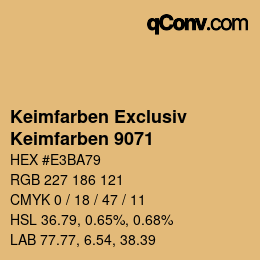 カラーコード: Keimfarben Exclusiv - Keimfarben 9071 | qconv.com