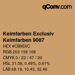 カラーコード: Keimfarben Exclusiv - Keimfarben 9087 | qconv.com