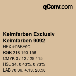 Farbcode: Keimfarben Exclusiv - Keimfarben 9092 | qconv.com