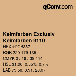カラーコード: Keimfarben Exclusiv - Keimfarben 9110 | qconv.com
