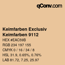 カラーコード: Keimfarben Exclusiv - Keimfarben 9112 | qconv.com