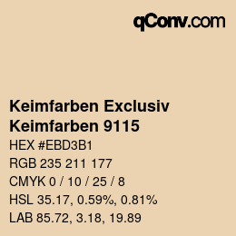 カラーコード: Keimfarben Exclusiv - Keimfarben 9115 | qconv.com