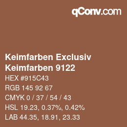 カラーコード: Keimfarben Exclusiv - Keimfarben 9122 | qconv.com