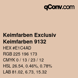 Código de color: Keimfarben Exclusiv - Keimfarben 9132 | qconv.com