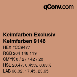 カラーコード: Keimfarben Exclusiv - Keimfarben 9146 | qconv.com