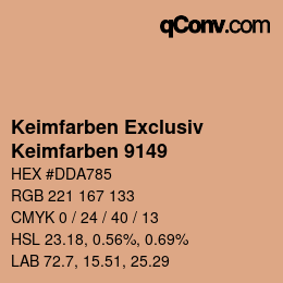 Código de color: Keimfarben Exclusiv - Keimfarben 9149 | qconv.com