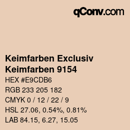Color code: Keimfarben Exclusiv - Keimfarben 9154 | qconv.com