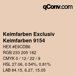 Code couleur: Keimfarben Exclusiv - Keimfarben 9154 | qconv.com