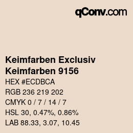 Código de color: Keimfarben Exclusiv - Keimfarben 9156 | qconv.com