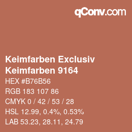 Código de color: Keimfarben Exclusiv - Keimfarben 9164 | qconv.com