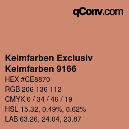 Código de color: Keimfarben Exclusiv - Keimfarben 9166 | qconv.com