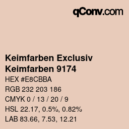 カラーコード: Keimfarben Exclusiv - Keimfarben 9174 | qconv.com