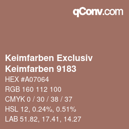 カラーコード: Keimfarben Exclusiv - Keimfarben 9183 | qconv.com