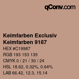 カラーコード: Keimfarben Exclusiv - Keimfarben 9187 | qconv.com