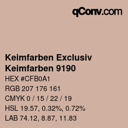 Código de color: Keimfarben Exclusiv - Keimfarben 9190 | qconv.com