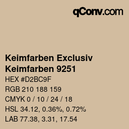 Código de color: Keimfarben Exclusiv - Keimfarben 9251 | qconv.com