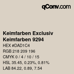 カラーコード: Keimfarben Exclusiv - Keimfarben 9294 | qconv.com