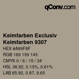 カラーコード: Keimfarben Exclusiv - Keimfarben 9307 | qconv.com