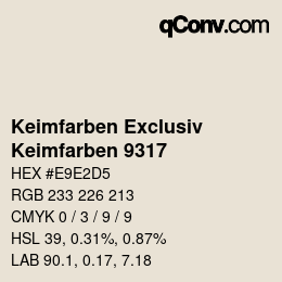 Farbcode: Keimfarben Exclusiv - Keimfarben 9317 | qconv.com