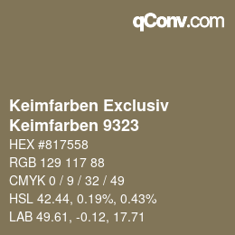 カラーコード: Keimfarben Exclusiv - Keimfarben 9323 | qconv.com