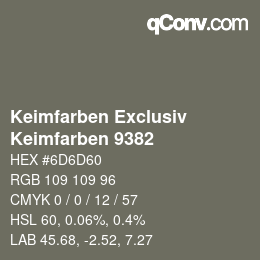 カラーコード: Keimfarben Exclusiv - Keimfarben 9382 | qconv.com