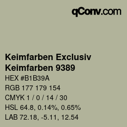 Farbcode: Keimfarben Exclusiv - Keimfarben 9389 | qconv.com