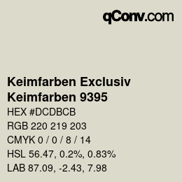 カラーコード: Keimfarben Exclusiv - Keimfarben 9395 | qconv.com