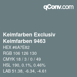 Código de color: Keimfarben Exclusiv - Keimfarben 9463 | qconv.com